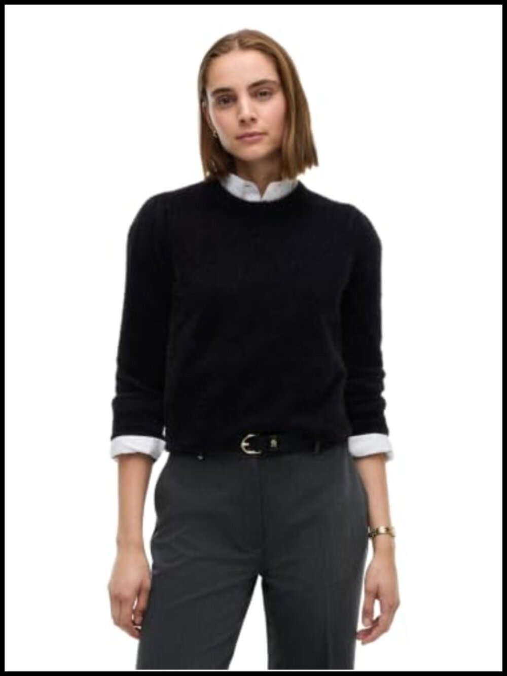 Lightweight Long Sleeve Crewneck Sweater Pullover